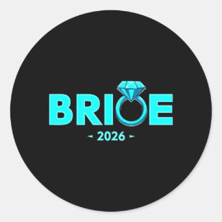 Sticker Rond Vegas Bride Squad 2026 Married in Vegas