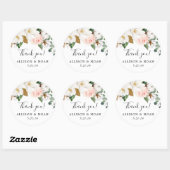 Sticker Rond Végétation de magnolia florale blanche favorable (Feuille)