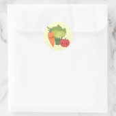 Sticker Rond Veggie Friends (Sac)