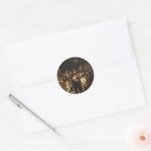 Sticker Rond Veille nocturne (Enveloppe)