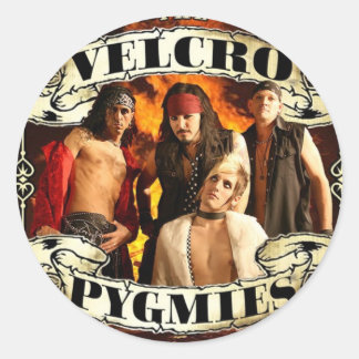 Sticker Rond Velcro Pygmées