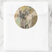 Sticker Rond Vellum Floral II (Sac)