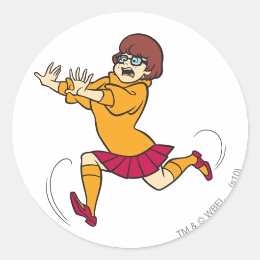 Sticker Rond Velma Running (Devant)