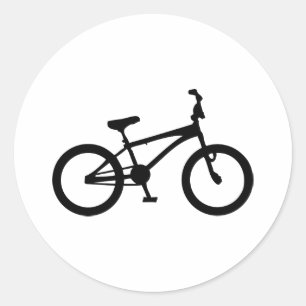 Sticker Rond vélo bmx noir