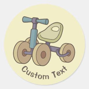 Sticker Rond Vélo de jouets