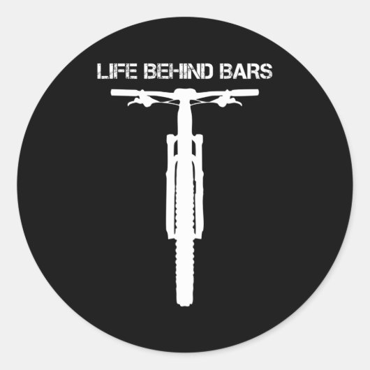 Sticker Rond Vélo De Montagne Mtb (Devant)