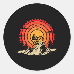 Sticker Rond Vélo de Montagne Mtb Cyclisme VTT Descente Vélo Co
