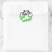 Sticker Rond vélo devenez écolo (Sac)