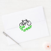 Sticker Rond vélo devenez écolo (Enveloppe)