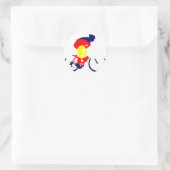 Sticker Rond Vélo du Colorado (Sac)