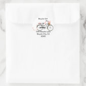 Sticker Rond Vélo Valentine (Sac)