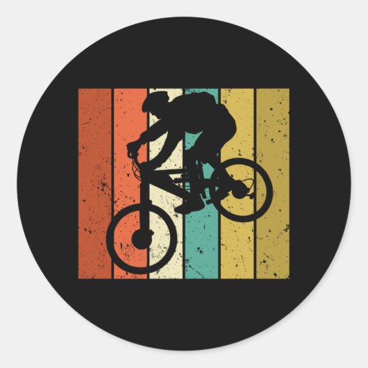 Sticker Rond Vélo VTT VTT MTB Drôle cadeau (Devant)