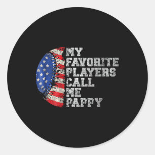 Sticker Rond Vendez Conception Douce Mon Joueur Favori M'appell