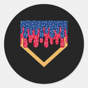 Sticker Rond Vendre Drip Boys Accueil Plaque Crème glacée Sprin