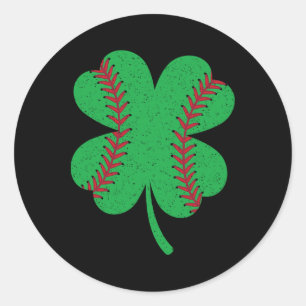 Sticker Rond Vendre Shamrock Jour de la Saint Patrick irlandais