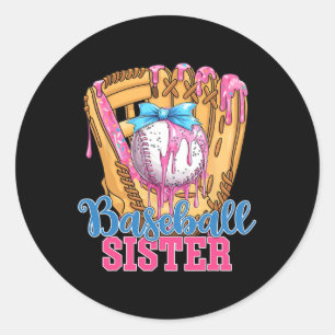 Sticker Rond Vendre Soeur Amusante Vendre Glace Cream Driam Gro