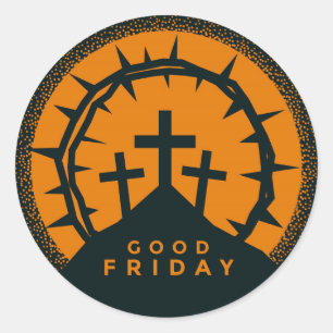 Sticker Rond Vendredi saint