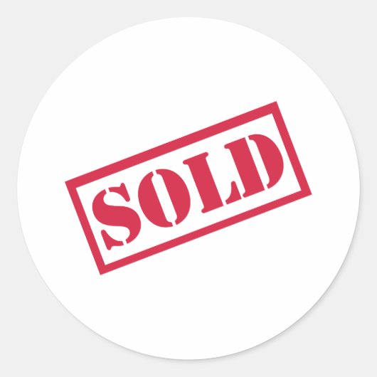 Sticker Rond Vendu (Devant)