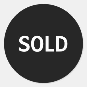 Sticker Rond Vendu