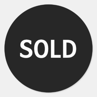 Sticker Rond Vendu