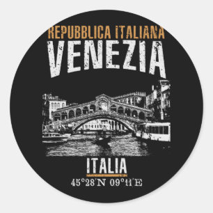 Sticker Rond Vénétie