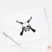 Sticker Rond Venez chercher Em (Enveloppe)