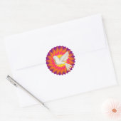 Sticker Rond Venez Saint-Esprit, Blest Créateur.... (Enveloppe)