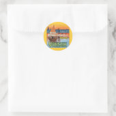 Sticker Rond Venezia Hotel Royal Danieli (Sac)
