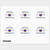 Sticker Rond Venezuela (Feuille)