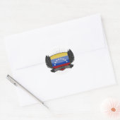 STICKER ROND VENEZUELA (Enveloppe)