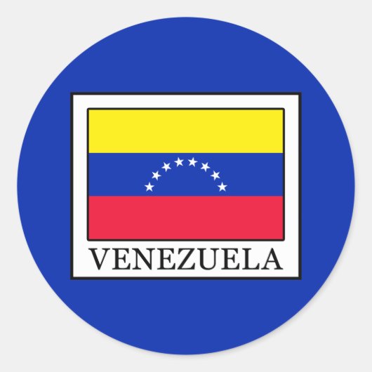 Sticker Rond Venezuela (Devant)
