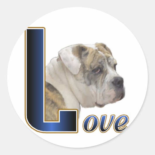 Sticker Rond Venin d'Angleterre (Devant)