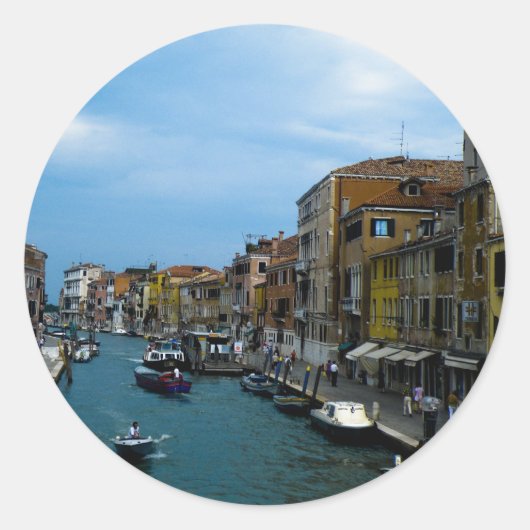 Sticker Rond Venise 2 (Devant)