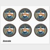 Sticker Rond Venise Italie (Feuille)