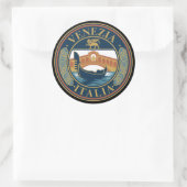 Sticker Rond Venise Italie (Sac)