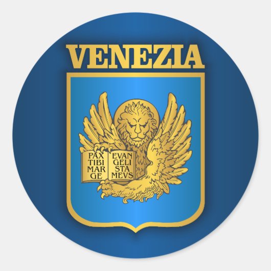 Sticker Rond Venise (Venise) (Devant)