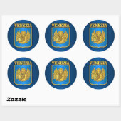 Sticker Rond Venise (Venise) (Feuille)
