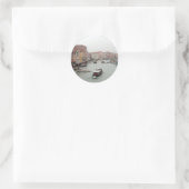 Sticker Rond Venise : Venise pittoresque (Sac)