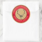Sticker Rond Venison Jerky Modèle maison (Sac)