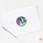 Sticker Rond Vent coloré (Enveloppe)