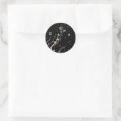Sticker Rond Vent du Nord (Sac)