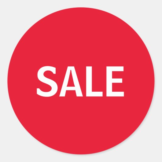 Sticker Rond Vente (Devant)