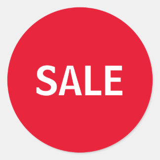 Sticker Rond Vente