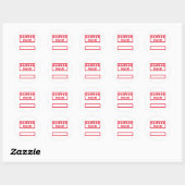 Sticker Rond Vente de garage amusante (Feuille)