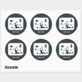 Sticker Rond Vente de triage (Feuille)