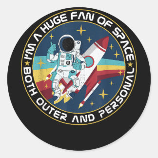 Sticker Rond Ventilateur De L'Espace À La Fois Extérieur Et Per
