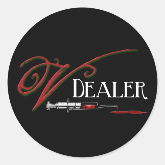 Sticker Rond Ventilateur - Vampire Blood (Devant)