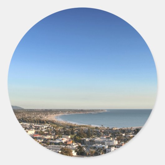 Sticker Rond Ventura Skyline (Devant)