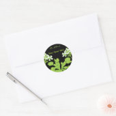 Sticker Rond Venus Flytrap Ex Libris (Enveloppe)