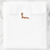 Sticker Rond Ver mignon (Sac)